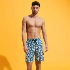 Homme Vilebrequin Le Long^Maillot De Bain Long Homme Turtles Leopard