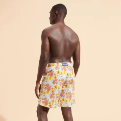 Homme Vilebrequin Le Père & Fils^Maillot De Bain Long Homme Starlettes & Coraux