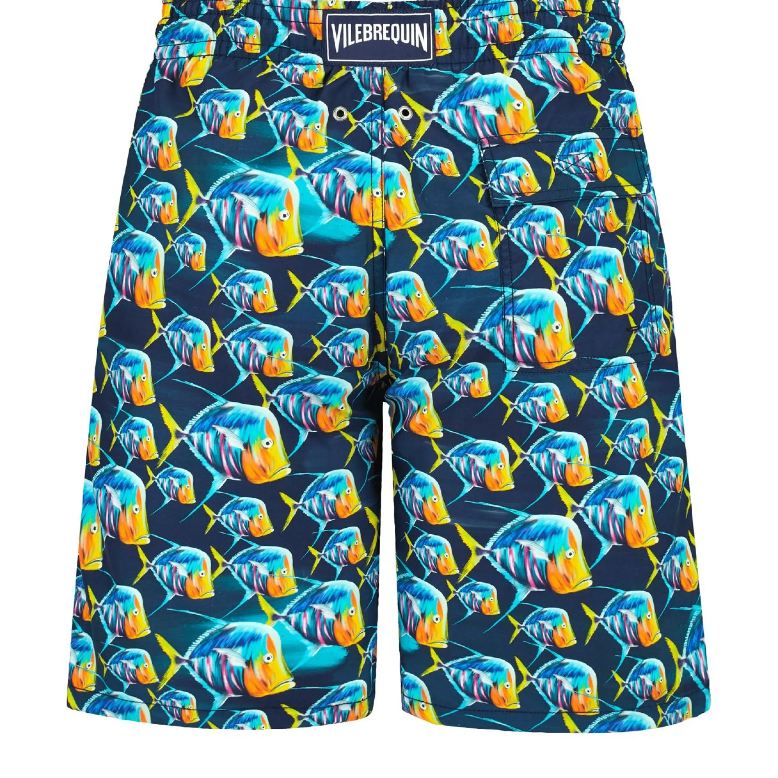 Homme Vilebrequin Le Long^Maillot De Bain Long Homme Piranhas
