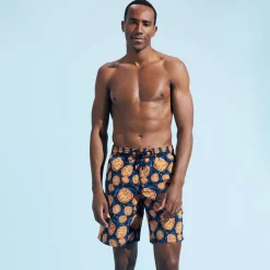 Homme Vilebrequin Le Père & Fils^Maillot De Bain Long Homme Carapaces