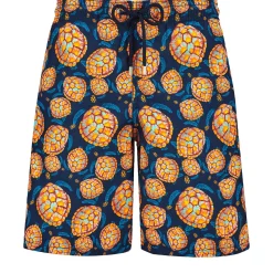 Homme Vilebrequin Le Père & Fils^Maillot De Bain Long Homme Carapaces