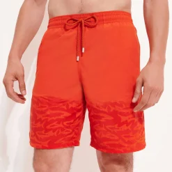 Homme Vilebrequin Bains Magiques^Maillot De Bain Long Stretch Homme Aquareactif Requins 3D