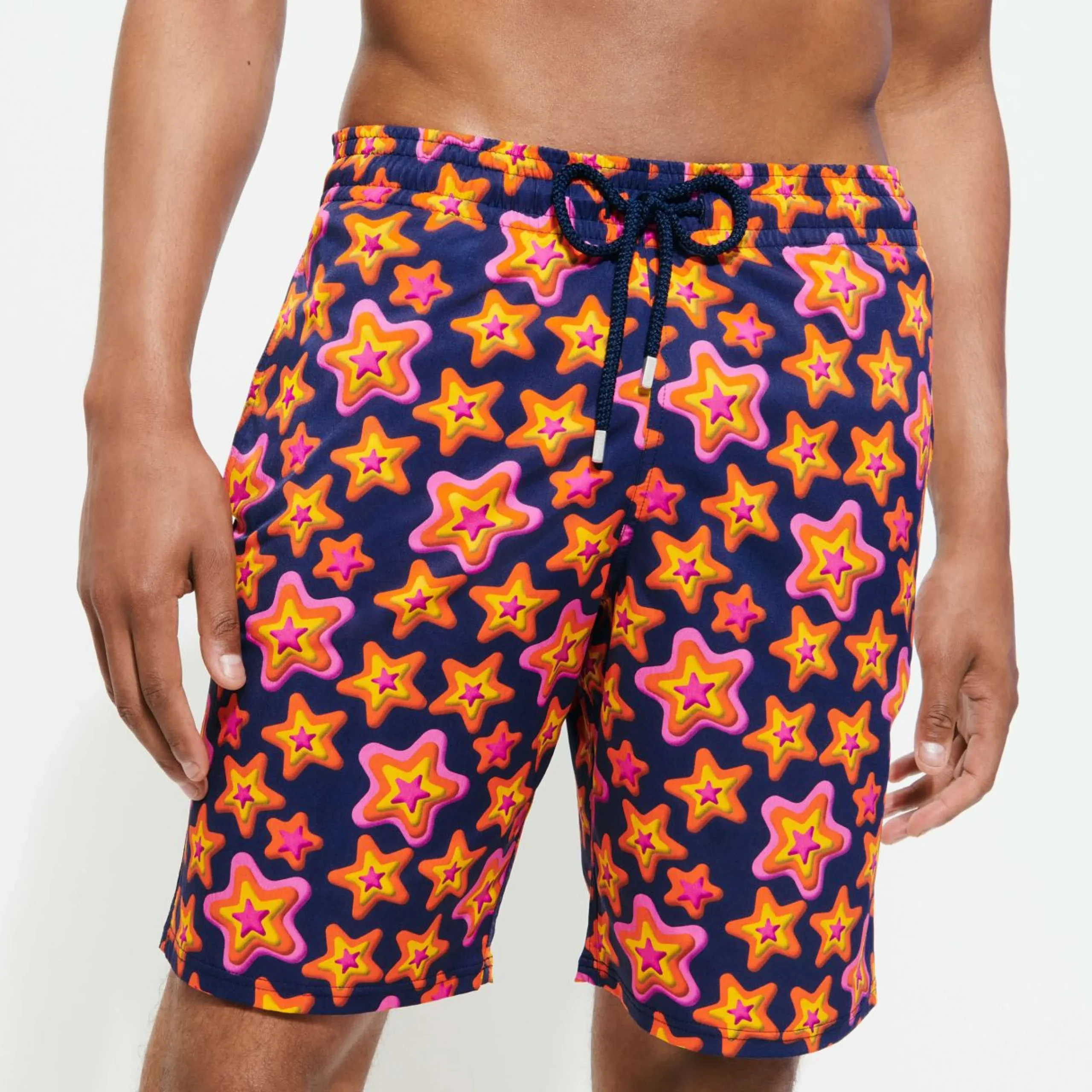 Homme Vilebrequin Le Long^Maillot De Bain Long Stretch Homme Stars Gift