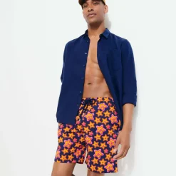 Homme Vilebrequin Le Long^Maillot De Bain Long Stretch Homme Stars Gift