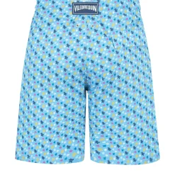 Homme Vilebrequin Le Long^Maillot De Bain Long Stretch Homme Micro Ronde Des Tortues Rainbow