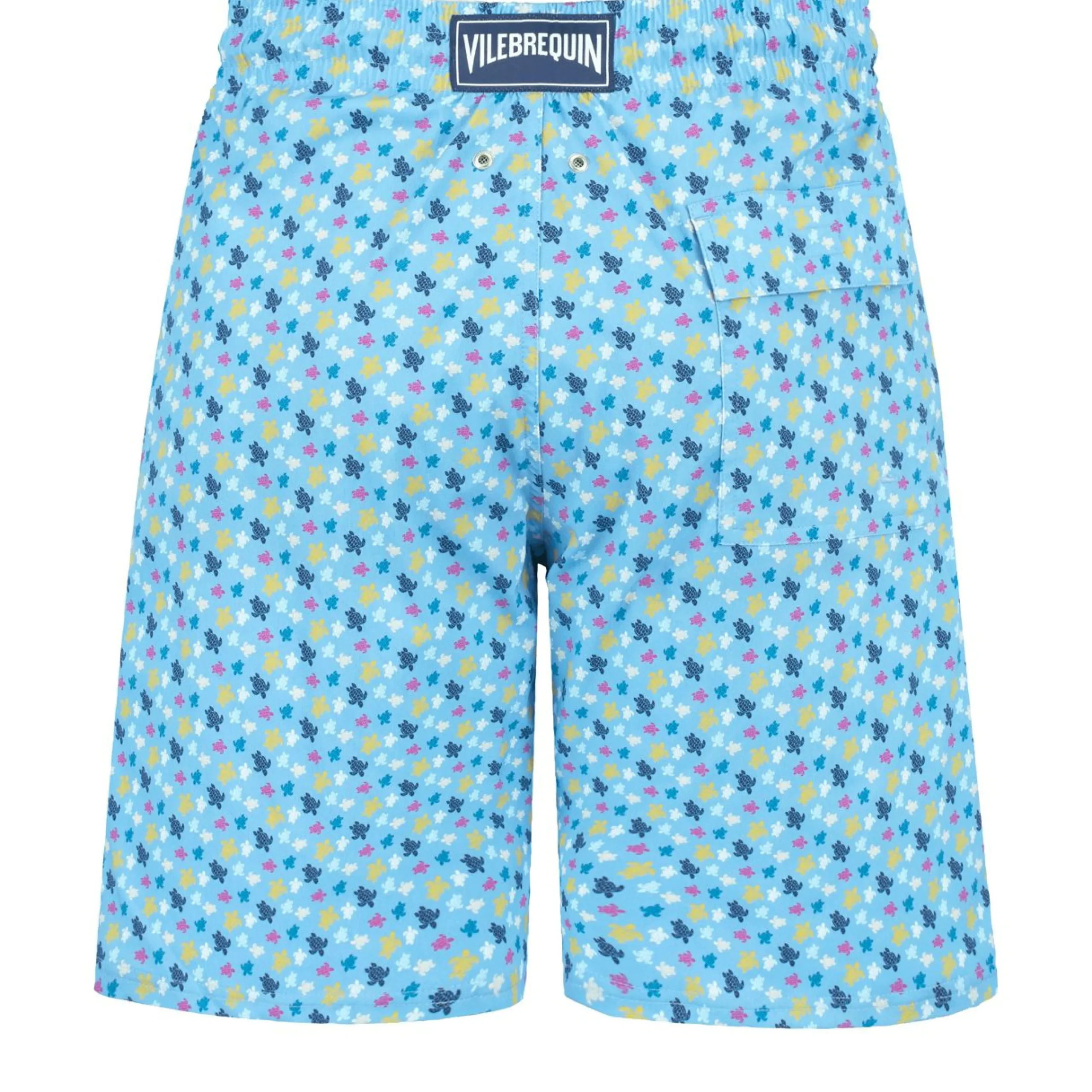 Homme Vilebrequin Le Long^Maillot De Bain Long Stretch Homme Micro Ronde Des Tortues Rainbow