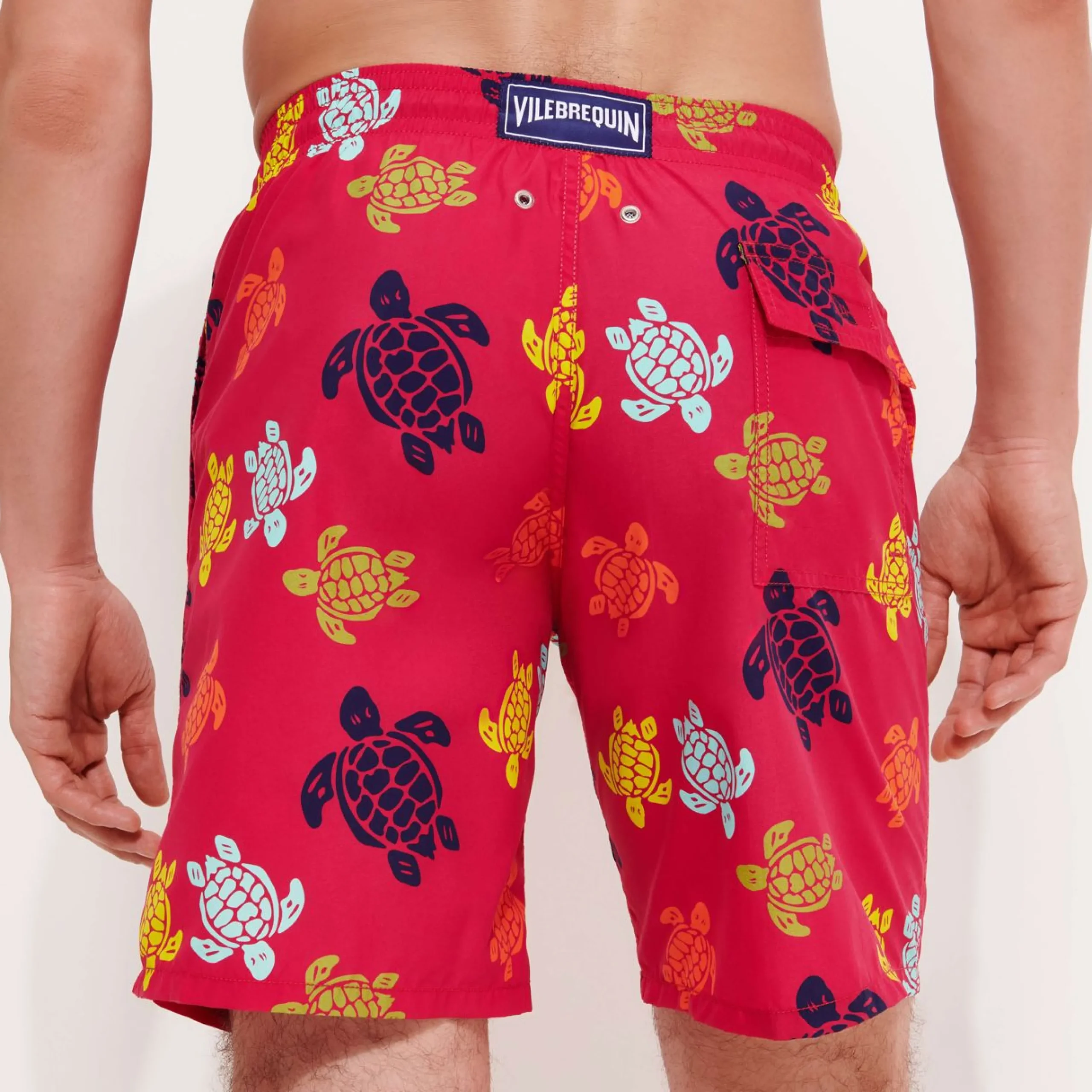 Homme Vilebrequin Le Long^Maillot De Bain Long Stretch Homme Ronde Des Tortues