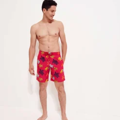 Homme Vilebrequin Le Long^Maillot De Bain Long Stretch Homme Ronde Des Tortues