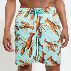 Homme Vilebrequin Le Long^Maillot De Bain Long Stretch Homme Lobster