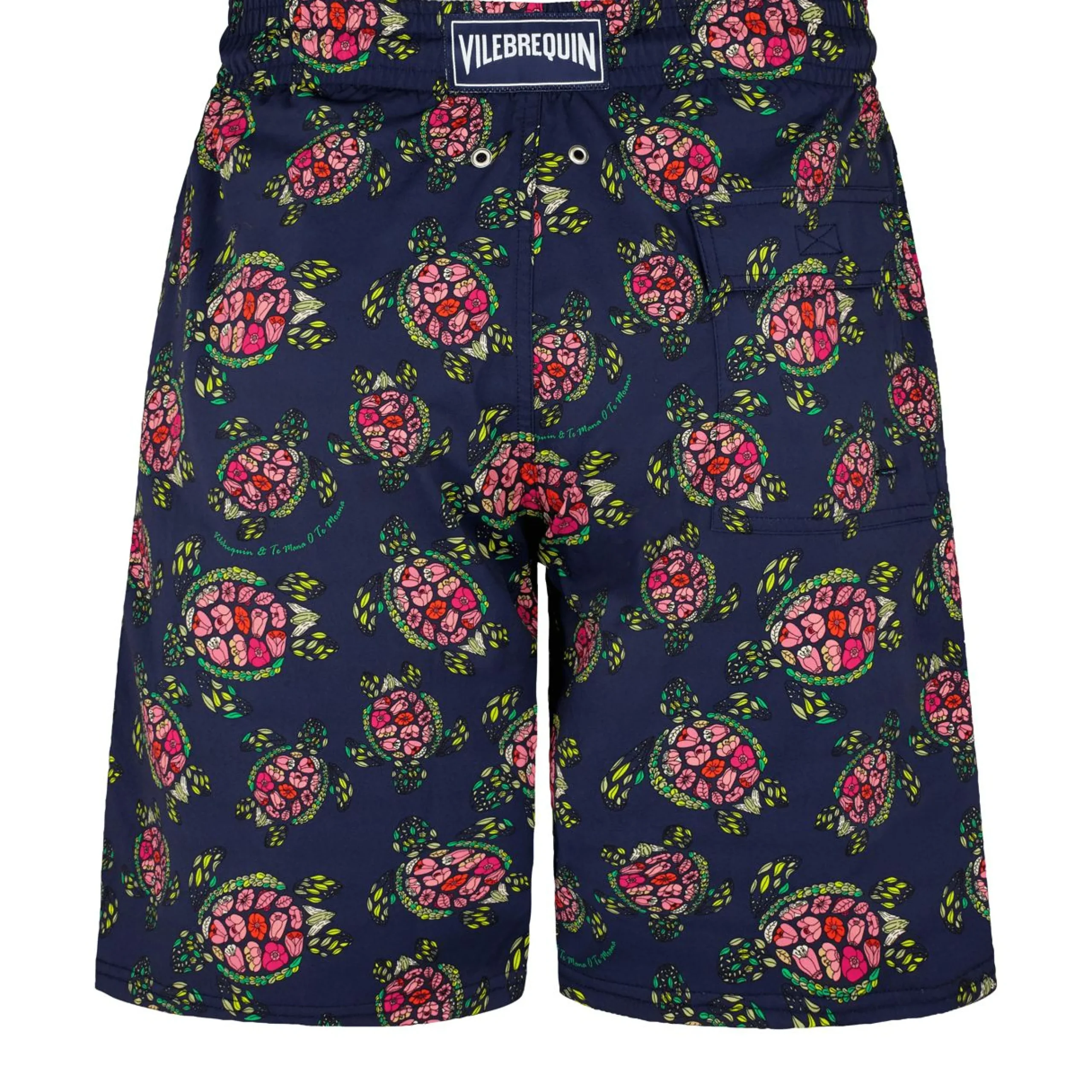 Homme Vilebrequin Le Long^Maillot De Bain Long Stretch Homme Provencal Turtles