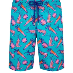 Homme Vilebrequin Le Long^Maillot De Bain Long Ultra-Leger Et Pliable Homme Crevettes Et Poissons