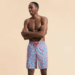 Homme Vilebrequin Le Père & Fils^Maillot De Bain Long Ultra-Leger Et Pliable Homme Crabs & Shrimps