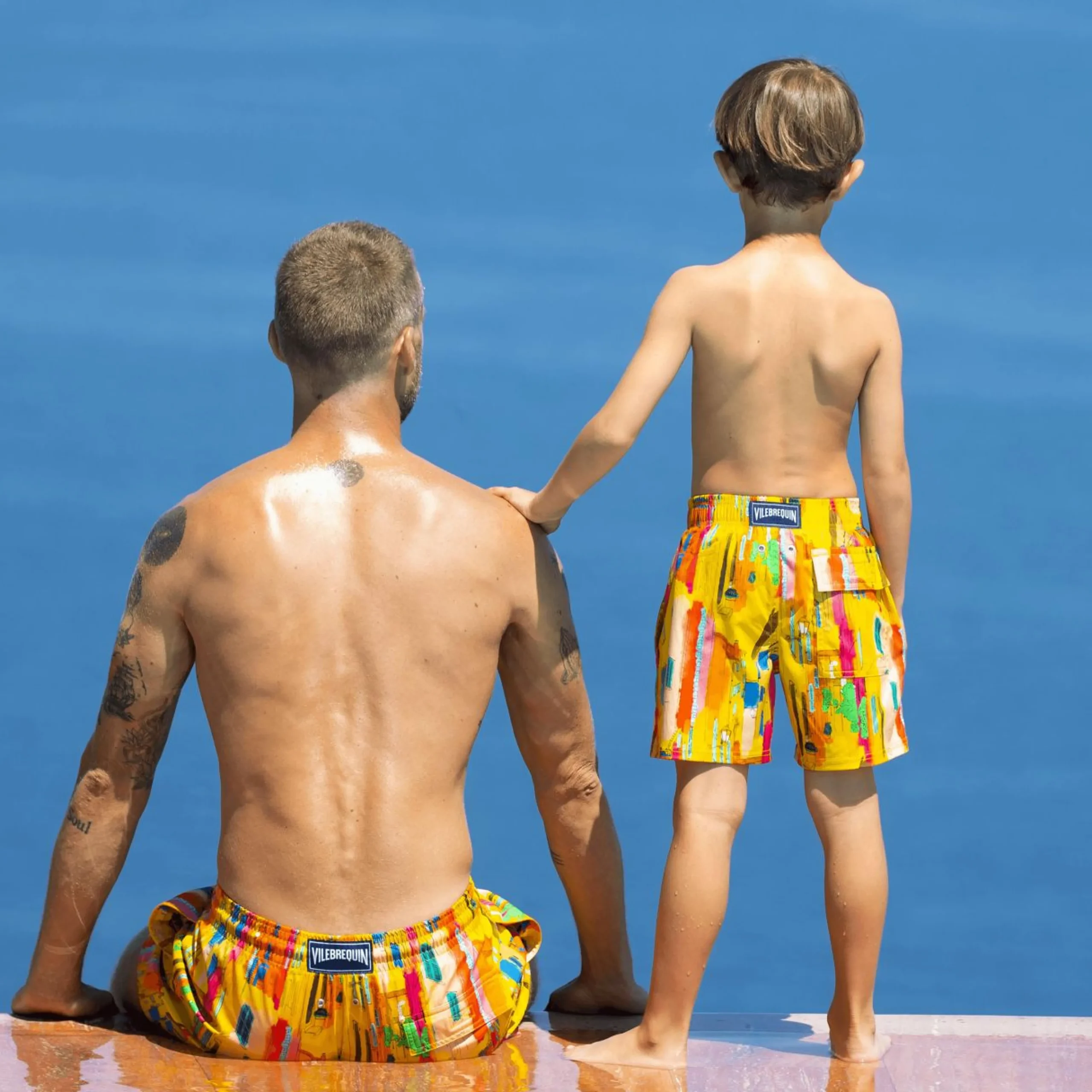Garçon Vilebrequin Le Stretch^Maillot De Bain Stretch Garçon Sunny Streets