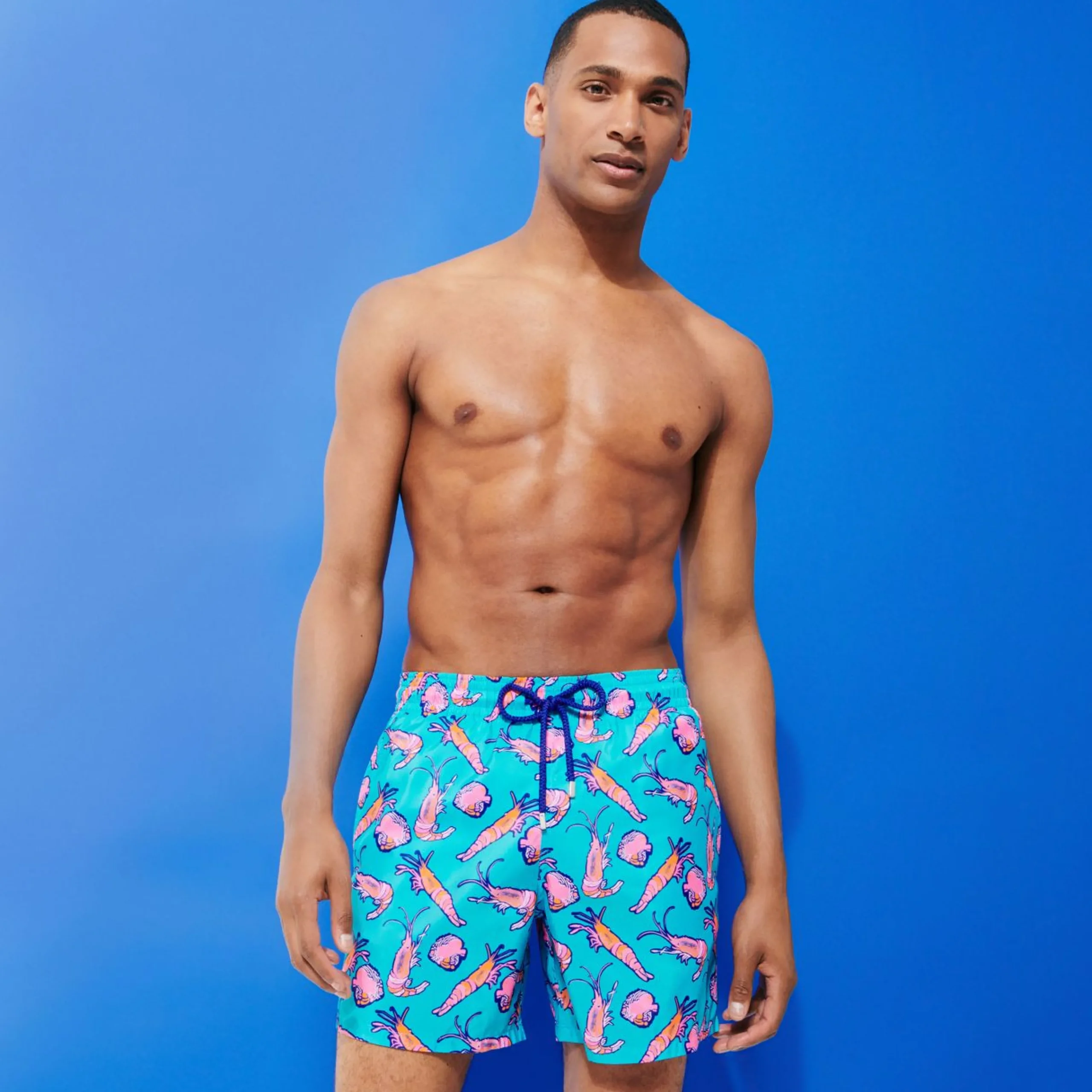 Homme Vilebrequin La Matière Légère^Maillot De Bain Ultra-Leger Et Pliable Homme Crevettes Et Poissons