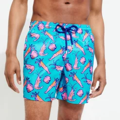 Homme Vilebrequin La Matière Légère^Maillot De Bain Ultra-Leger Et Pliable Homme Crevettes Et Poissons