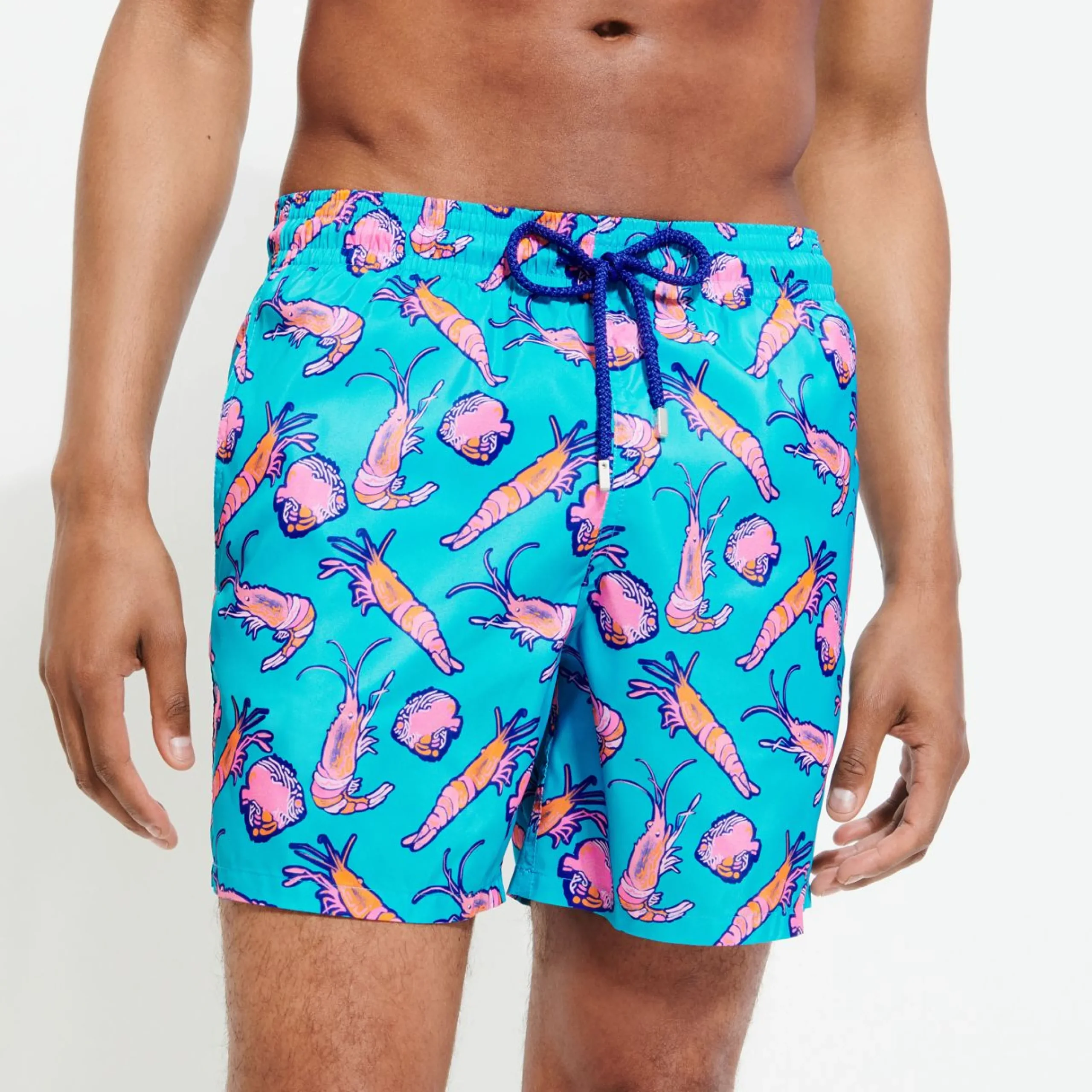 Homme Vilebrequin La Matière Légère^Maillot De Bain Ultra-Leger Et Pliable Homme Crevettes Et Poissons