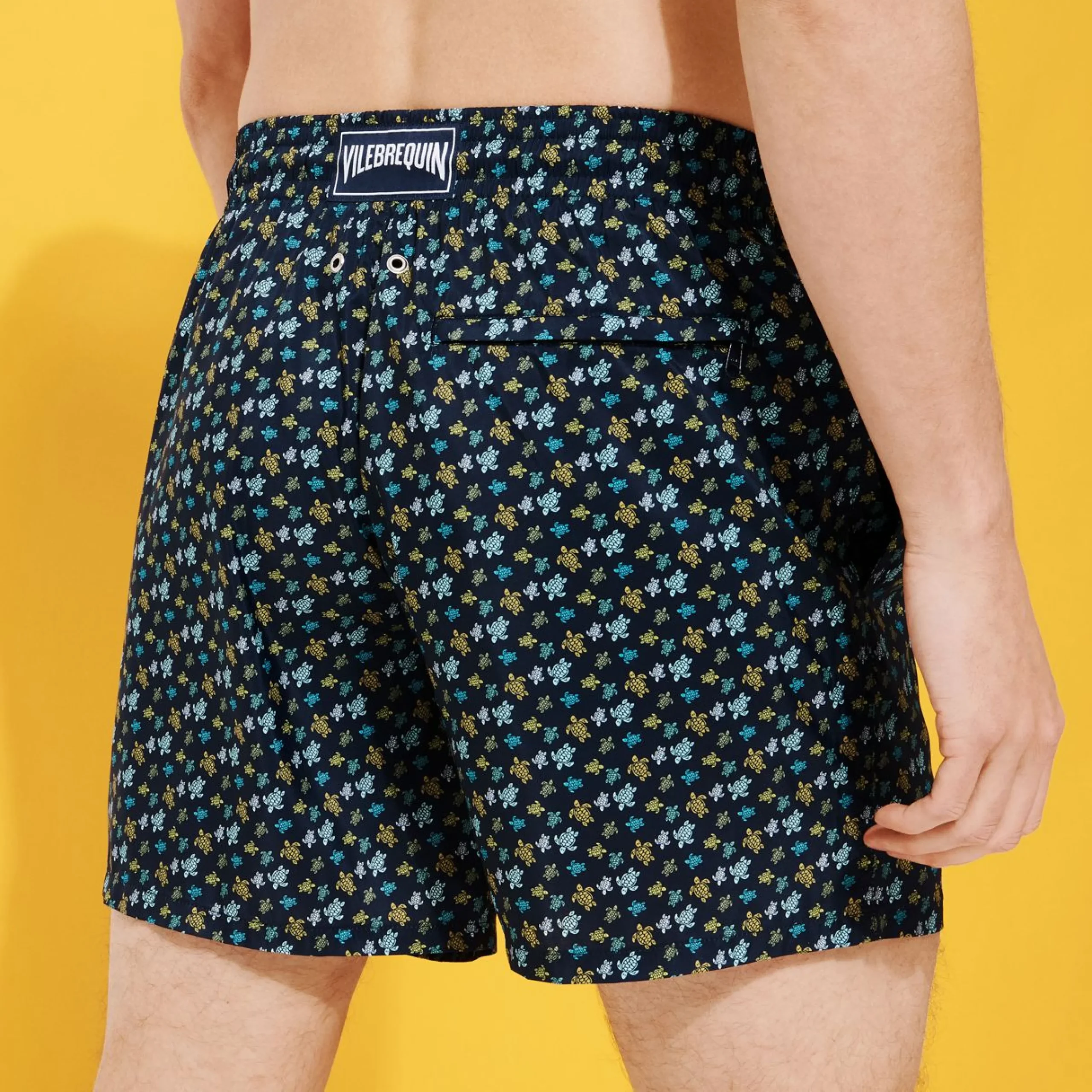 Homme Vilebrequin La Matière Légère^Maillot De Bain Ultra-Leger Et Pliable Homme Micro Tortues Rainbow