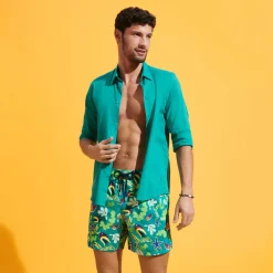 Homme Vilebrequin Le Père & Fils^Maillot De Bain Ultra-Leger Et Pliable Homme Naive Fish