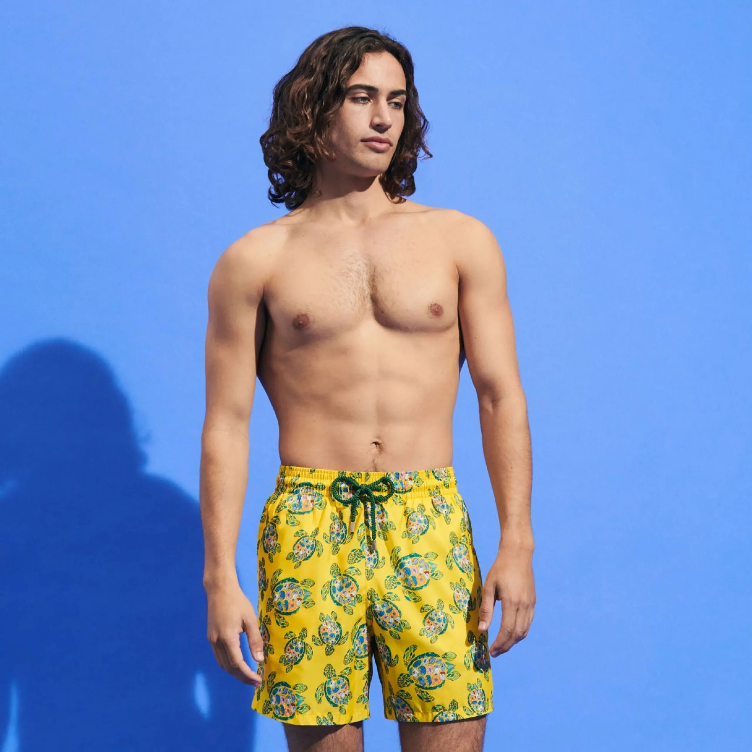 Homme Vilebrequin La Matière Légère^Maillot De Bain Ultra-Leger Et Pliable Homme Provencal Turtles