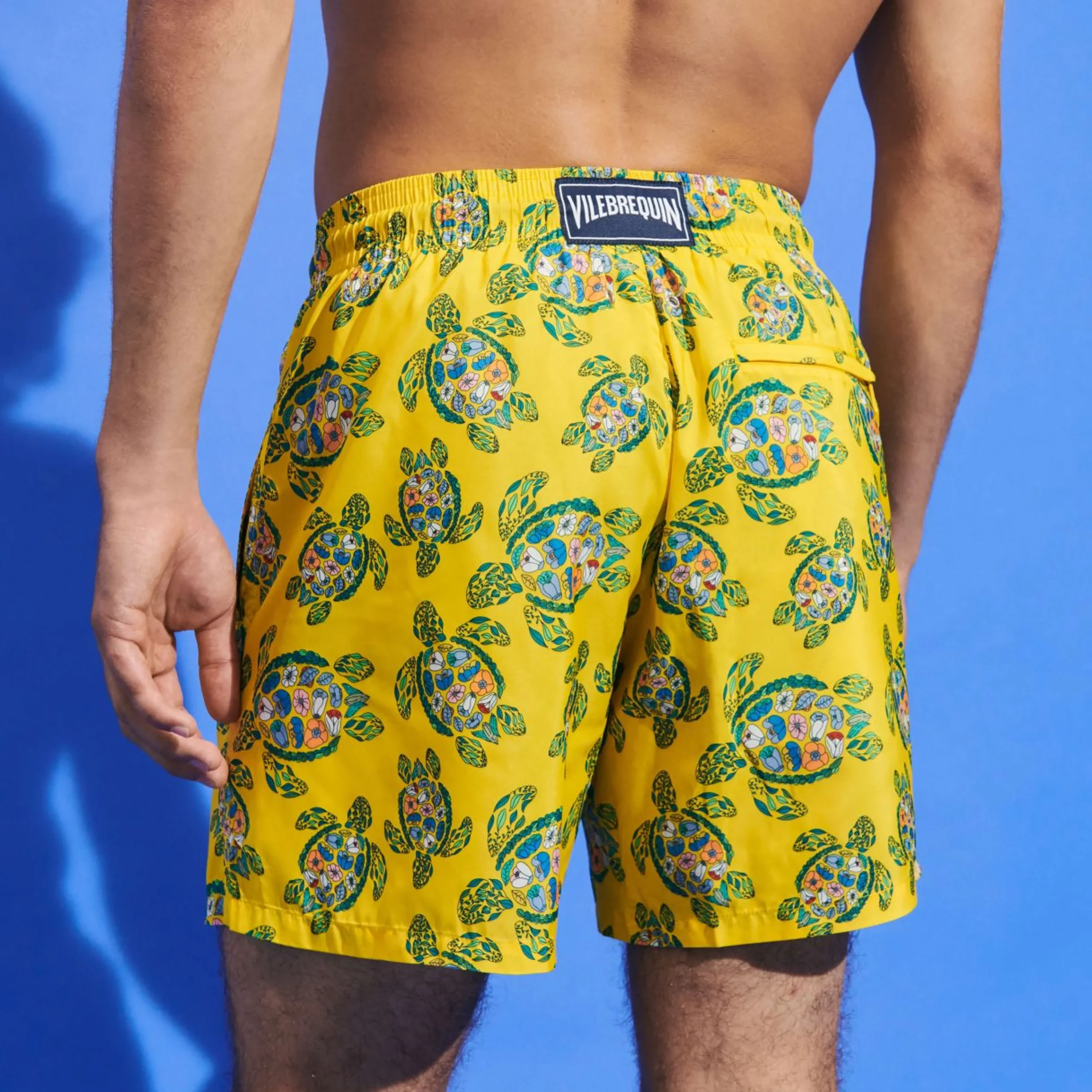 Homme Vilebrequin La Matière Légère^Maillot De Bain Ultra-Leger Et Pliable Homme Provencal Turtles