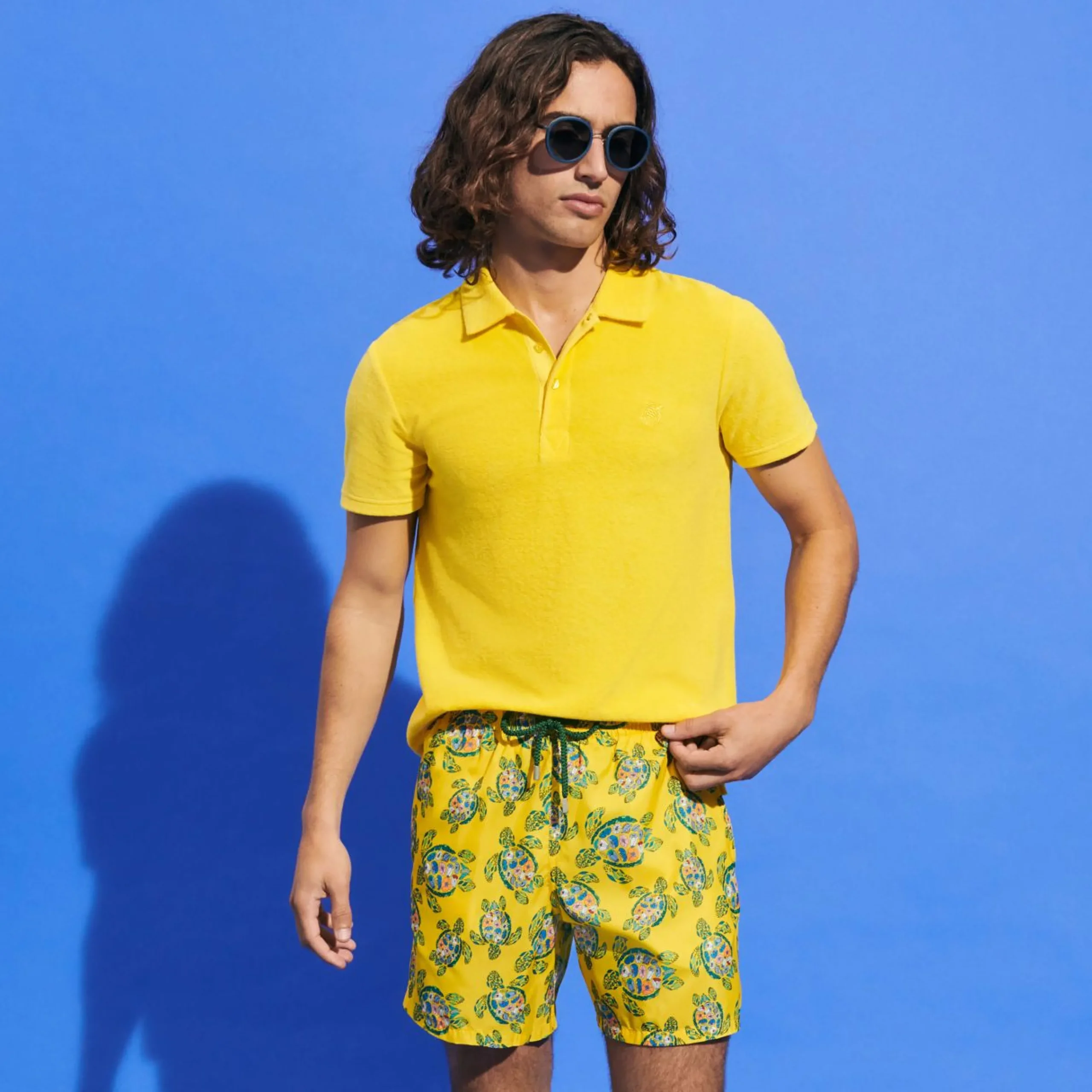 Homme Vilebrequin La Matière Légère^Maillot De Bain Ultra-Leger Et Pliable Homme Provencal Turtles