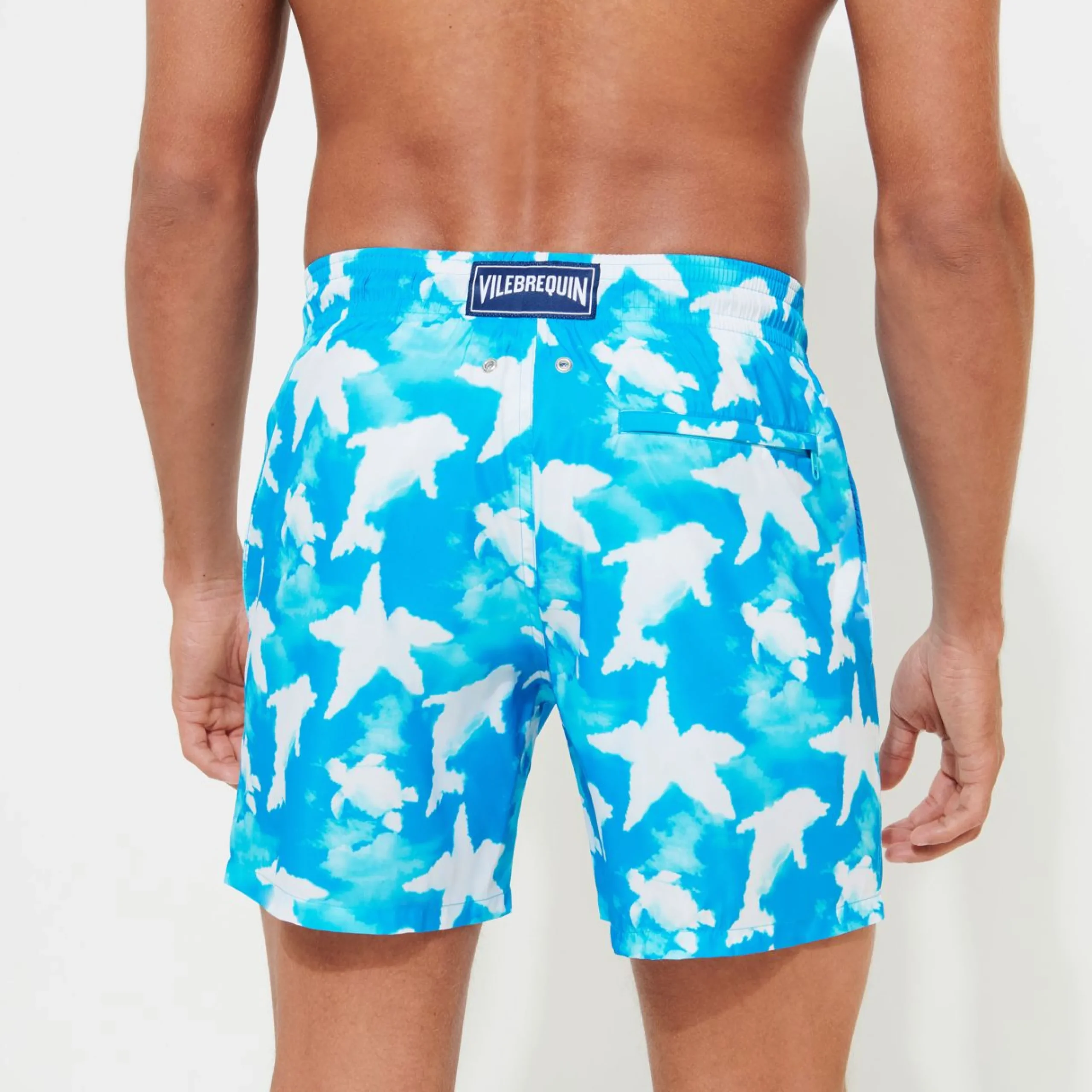 Homme Vilebrequin La Matière Légère^Maillot De Bain Ultra-Leger Et Pliable Homme Clouds