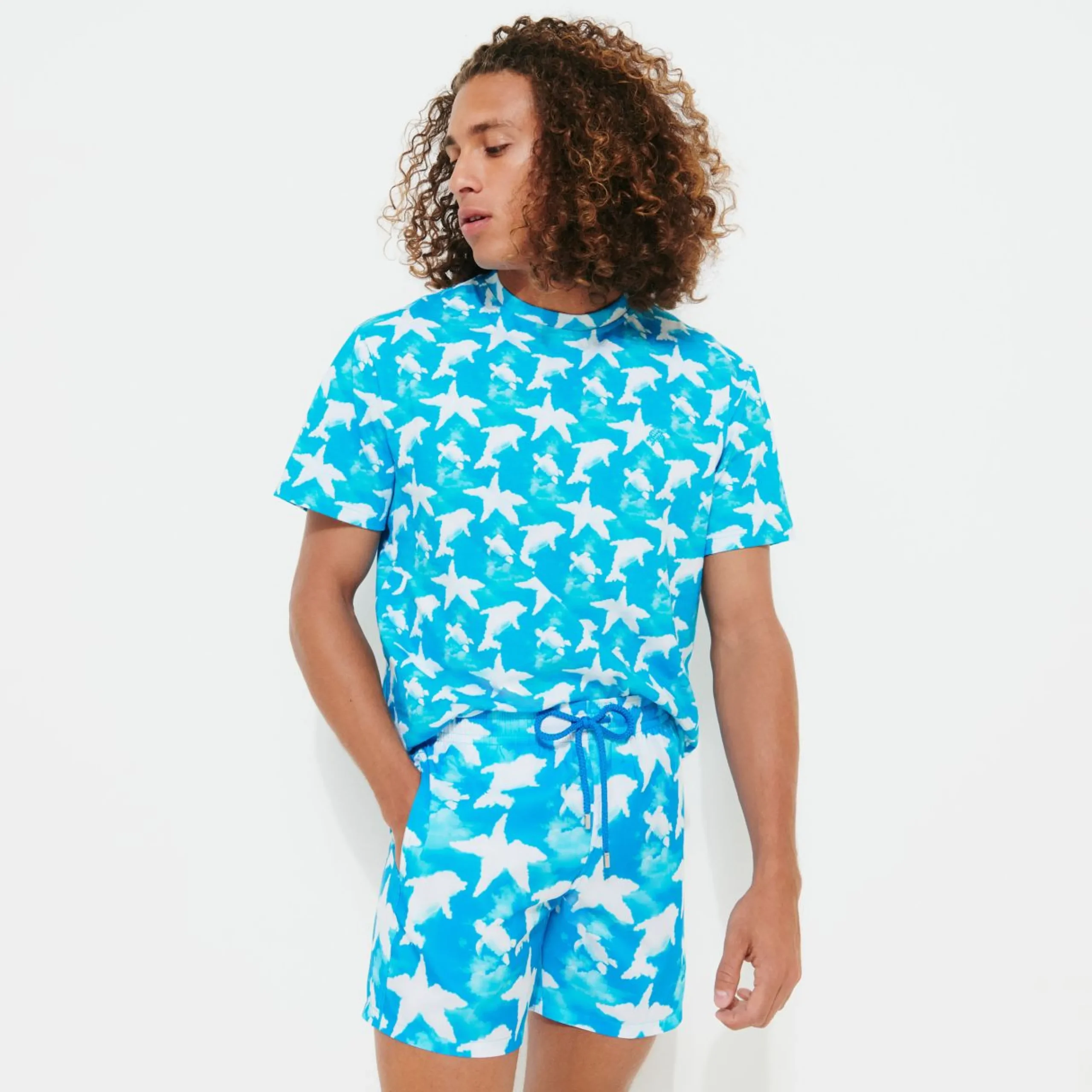 Homme Vilebrequin La Matière Légère^Maillot De Bain Ultra-Leger Et Pliable Homme Clouds