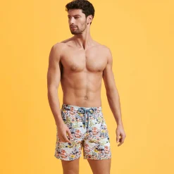 Homme Vilebrequin La Matière Légère^Maillot De Bain Ultra-Leger Et Pliable Homme Fish Family