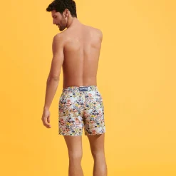Homme Vilebrequin La Matière Légère^Maillot De Bain Ultra-Leger Et Pliable Homme Fish Family