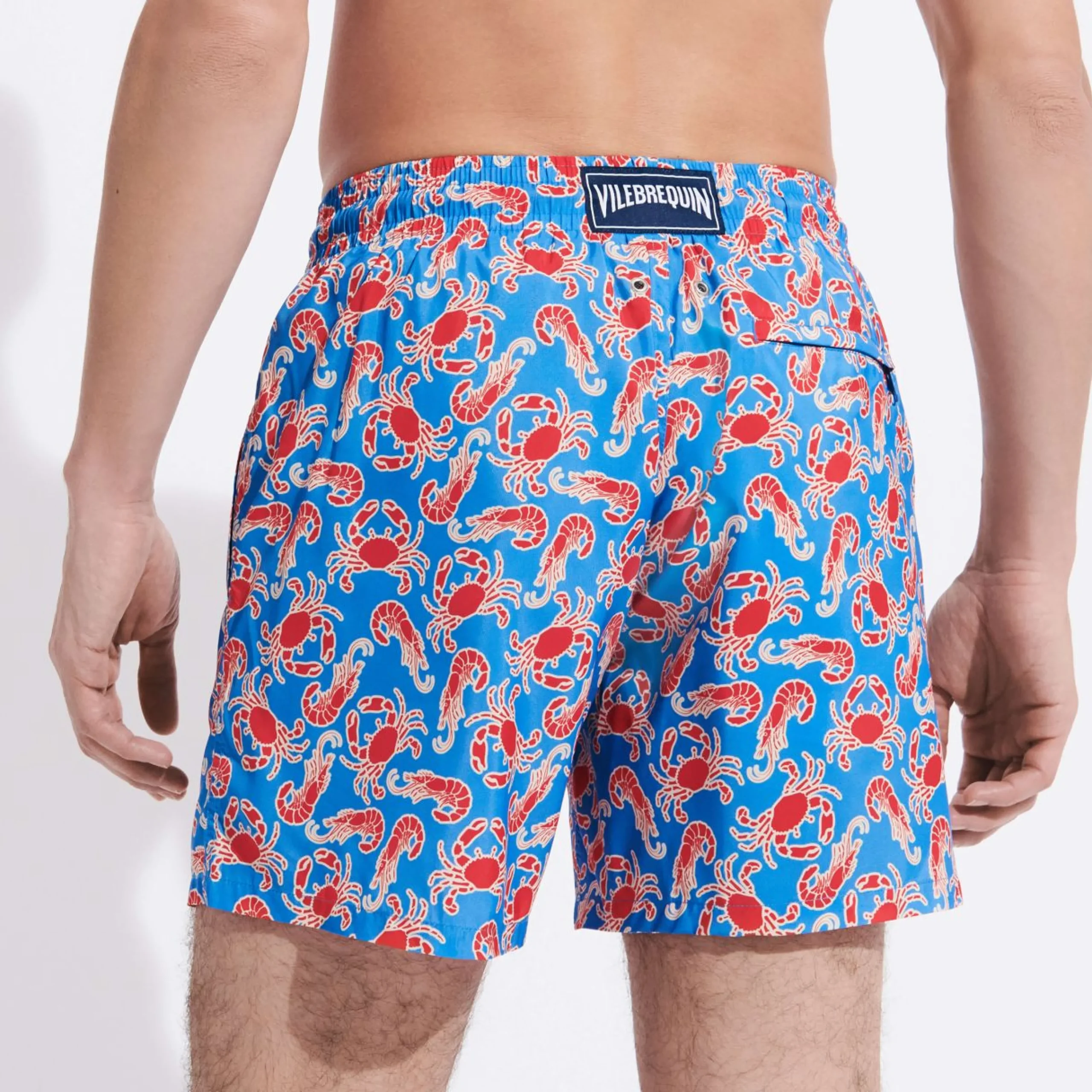 Homme Vilebrequin Le Père & Fils^Maillot De Bain Ultra-Leger Et Pliable Homme Crabs & Shrimps