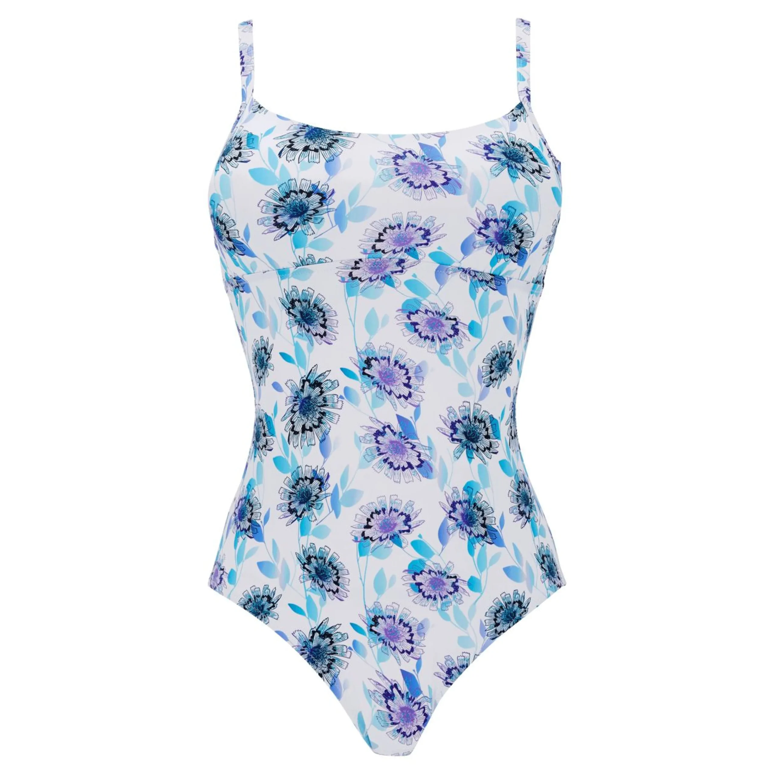 Femme Vilebrequin Une Pièce^Maillot De Bain Une Pièce Decollete Arrondi Femme Flash Flowers