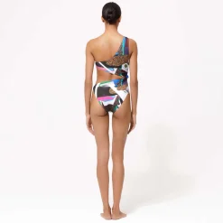 Femme Vilebrequin Une Pièce^Maillot De Bain Une Pièce Assymetrique Femme Seduction - X Deux Femmes Noires