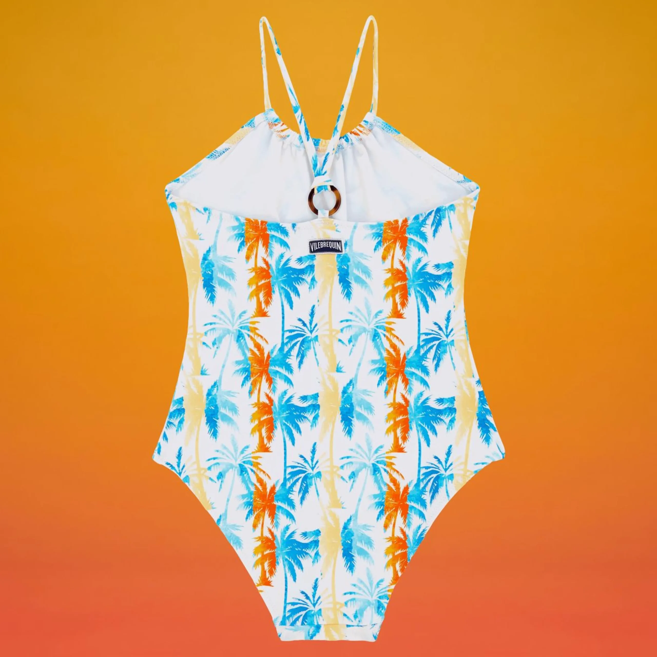 Fille Vilebrequin Une Pièce^Maillot De Bain Une Pièce Fille Palms & Stripes - X The Beach Boys