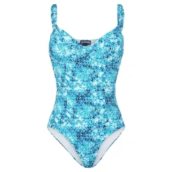 Femme Vilebrequin Une Pièce^Maillot De Bain Une Pièce Decollete Femme Flowers Tie & Dye