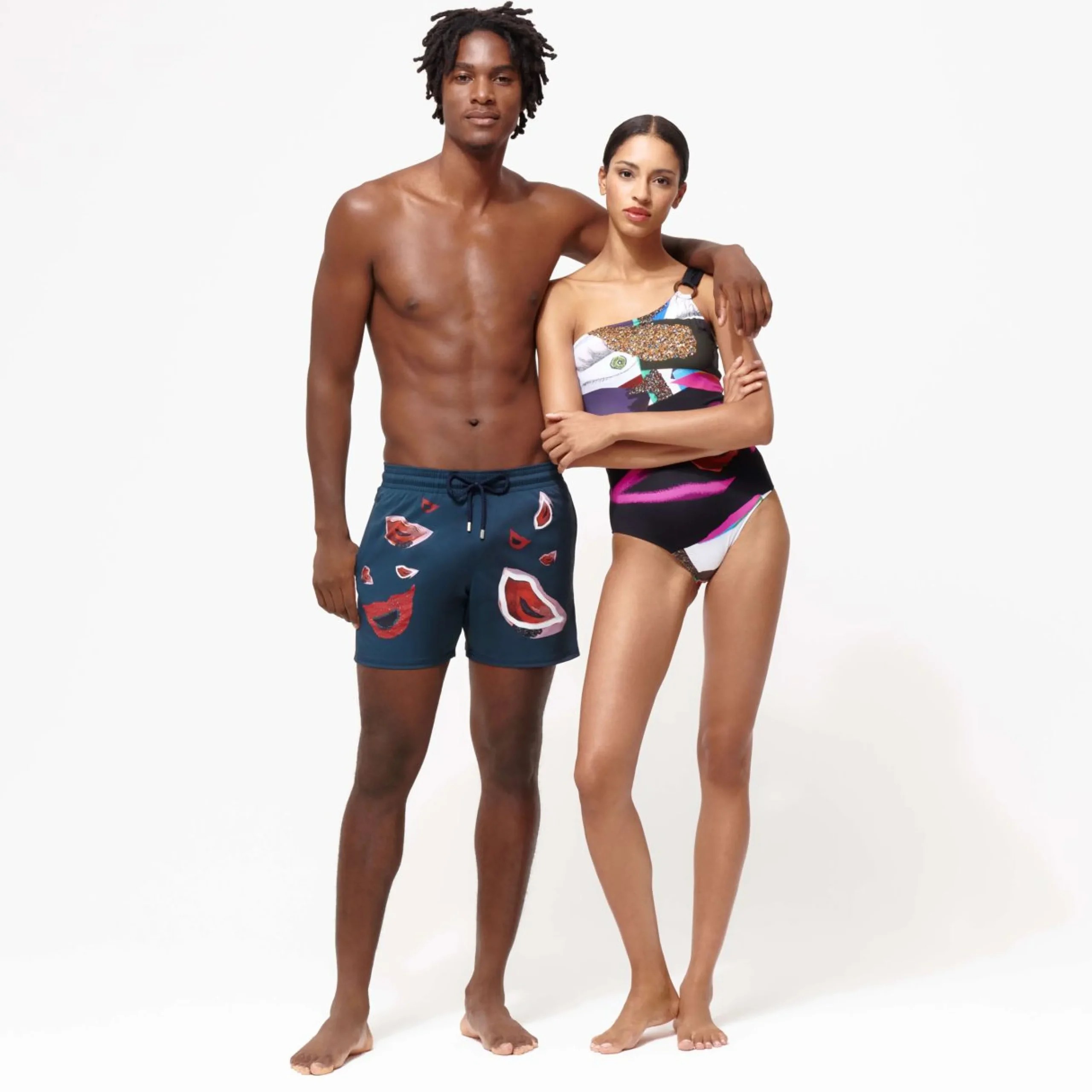 Femme Vilebrequin Une Pièce^Maillot De Bain Une Pièce Assymetrique Femme Passion - X Deux Femmes Noires