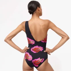 Femme Vilebrequin Une Pièce^Maillot De Bain Une Pièce Assymetrique Femme Passion - X Deux Femmes Noires