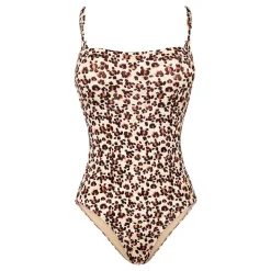 Femme Vilebrequin Une Pièce^Maillot De Bain Une Pièce Bustier Femme Turtles Leopard