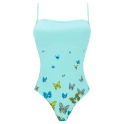 Femme Vilebrequin Une Pièce^Maillot De Bain Une Pièce Bustier Femme Butterflies