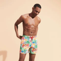 Homme Vilebrequin L'Iconique Moorea^Men Swim Trunks Fond Marins Multicolores