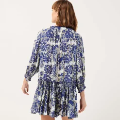 Femme Vilebrequin Robes^Mini Robe Femme Hidden Fishes- X Poupette St Barth