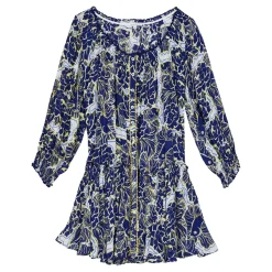 Femme Vilebrequin Robes^Mini Robe Femme Hidden Fishes- X Poupette St Barth