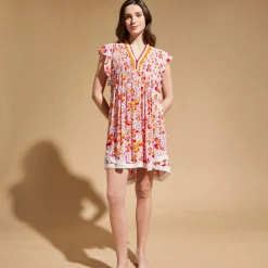 Femme Vilebrequin Robes^Mini Robe Femme Iris Lace- X Poupette St Barth