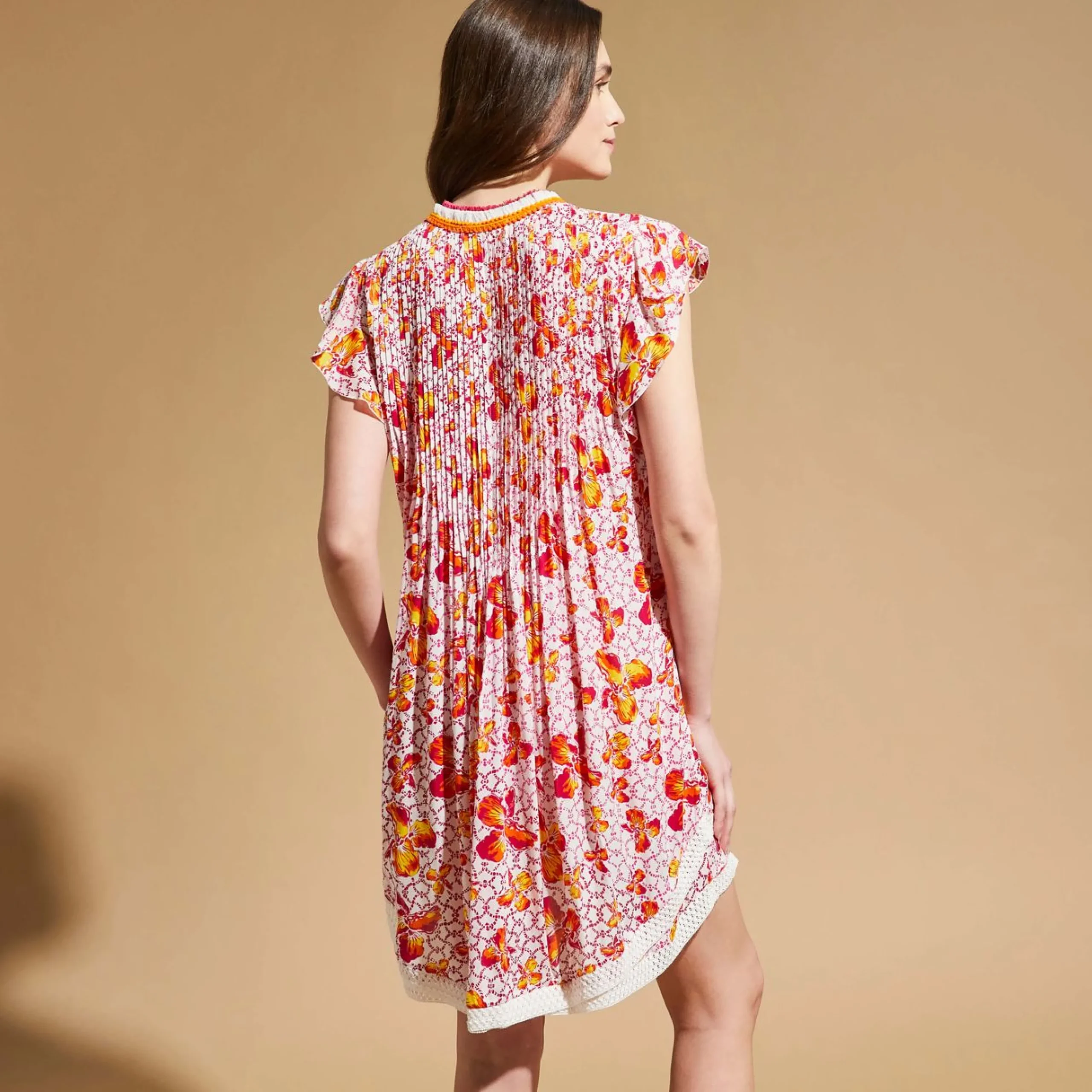 Femme Vilebrequin Robes^Mini Robe Femme Iris Lace- X Poupette St Barth