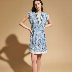 Femme Vilebrequin Robes^Mini Robe Femme Iris Lace- X Poupette St Barth
