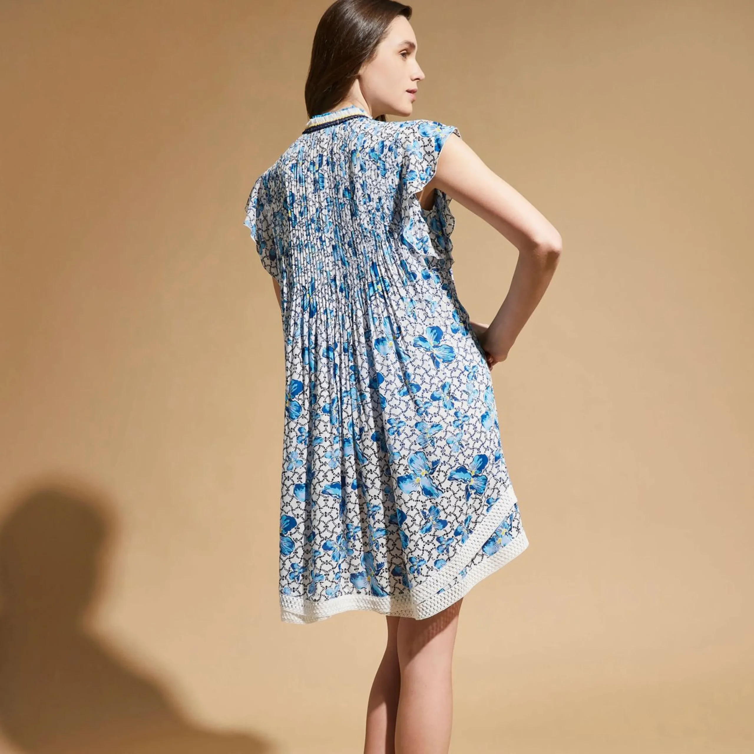 Femme Vilebrequin Robes^Mini Robe Femme Iris Lace- X Poupette St Barth