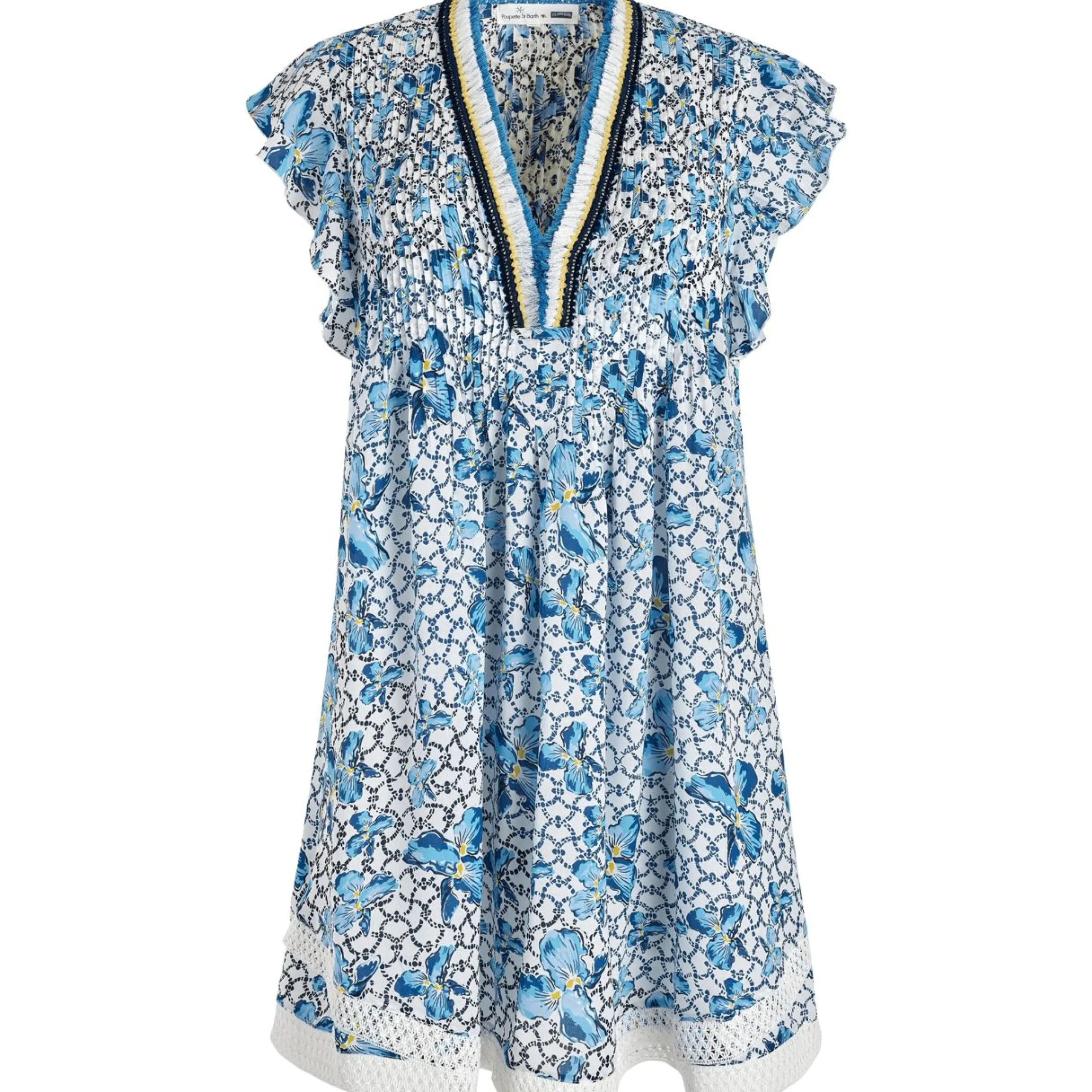 Femme Vilebrequin Robes^Mini Robe Femme Iris Lace- X Poupette St Barth