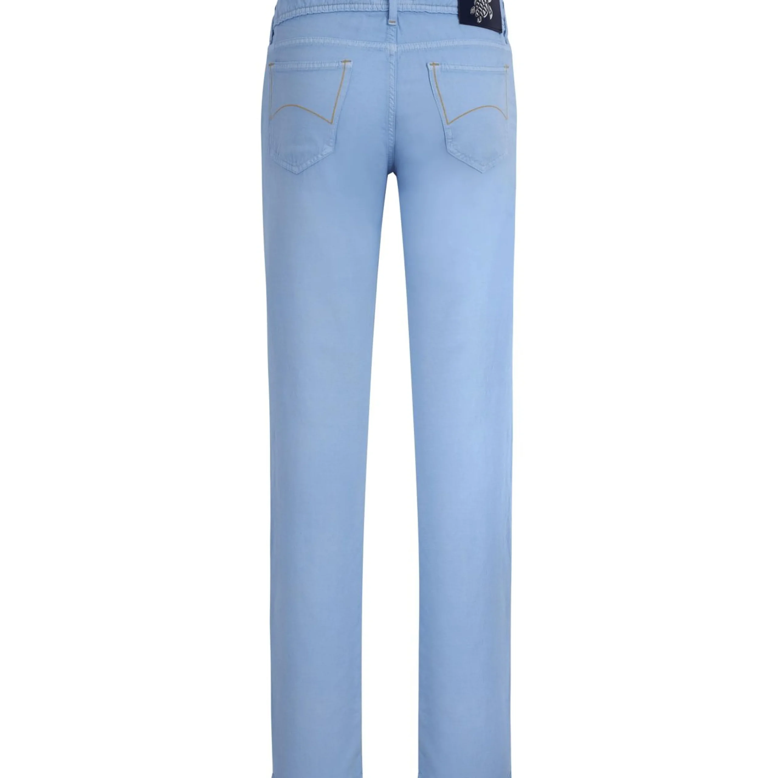 Homme Vilebrequin Pantalons^Pantalon 5 Poches En Lin Et Coton Homme Uni