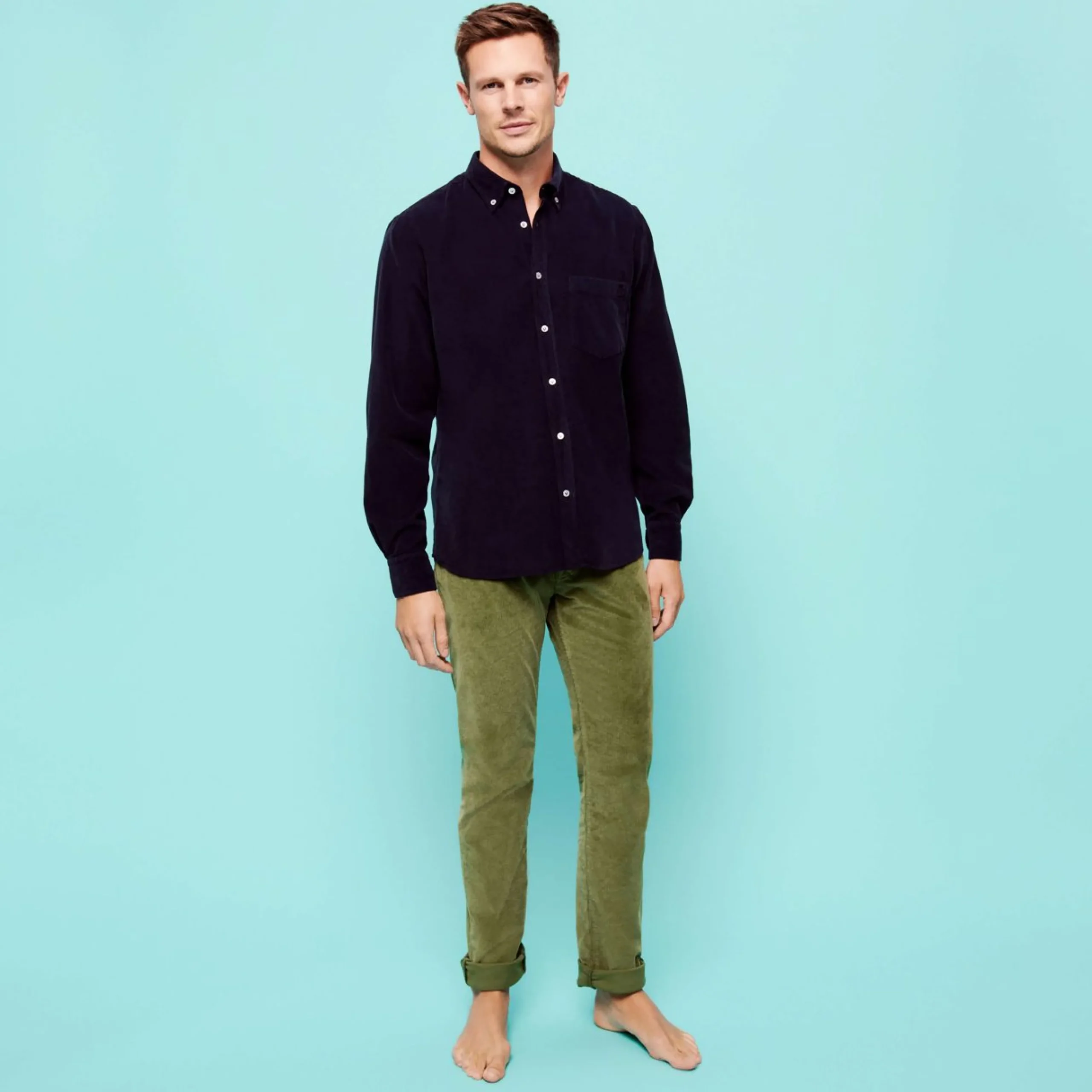 Homme Vilebrequin Pantalons^Pantalon 5 Poches Velours Homme Coupe Regular