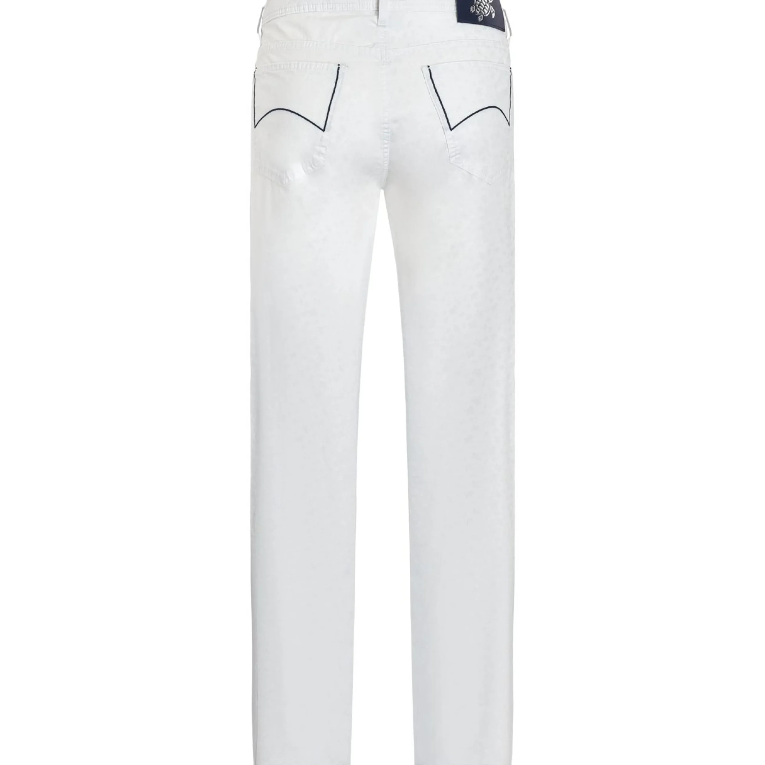 Homme Vilebrequin Pantalons^Pantalon En Gabardine 5 Poches Homme Imprime Micro Turtles Corrosion