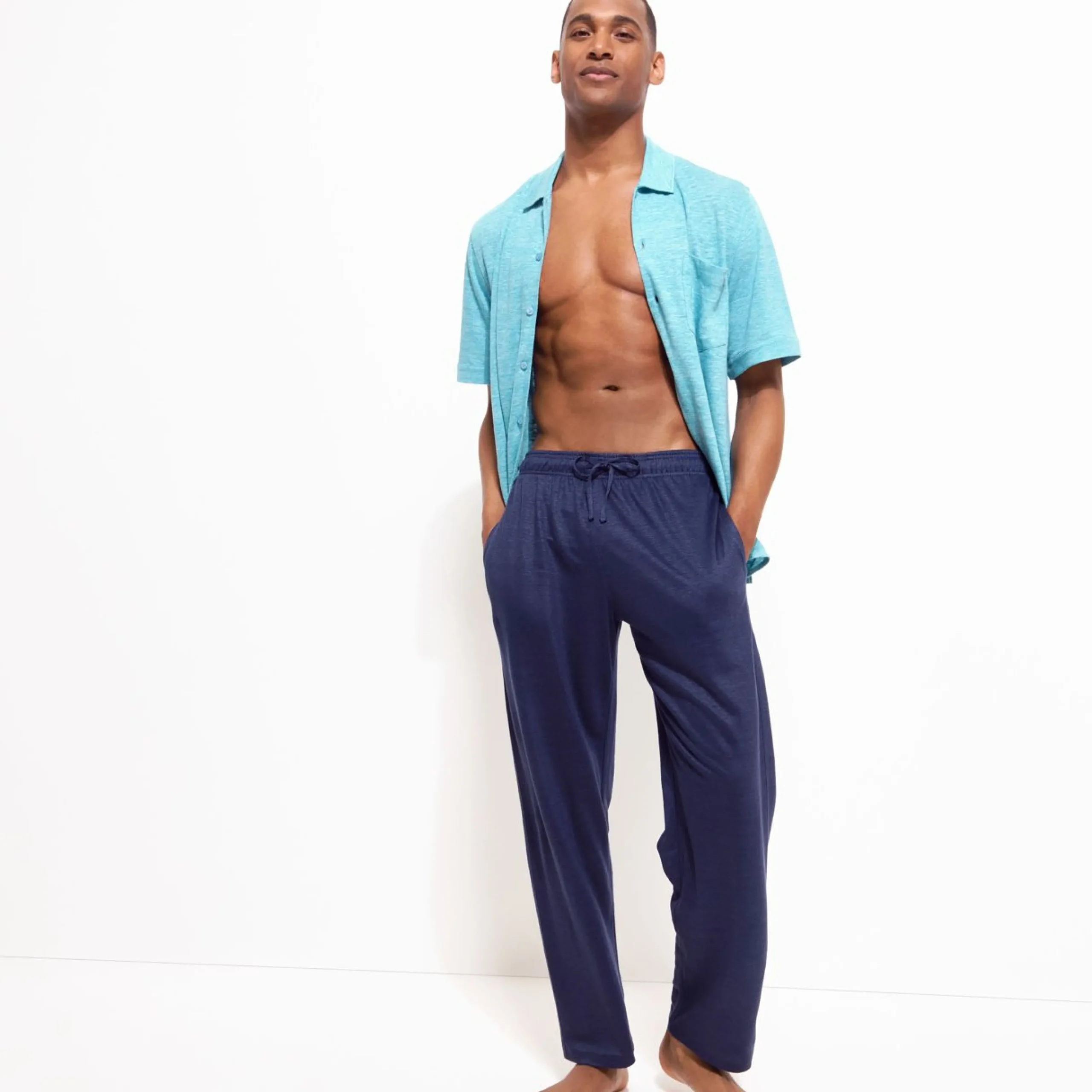 Femme Vilebrequin Pantalons^Pantalon En Jersey De Lin Unisexe Uni